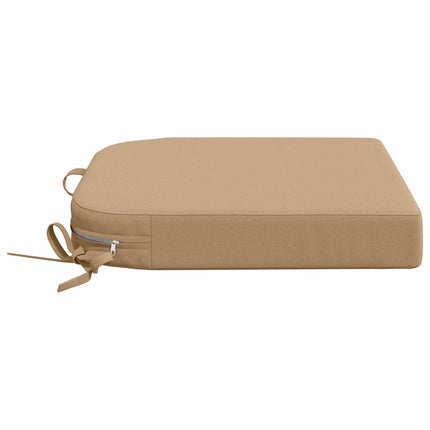 1-delt sædepude SOEST 100% polyester Sandfarvet 40 x 40 x 7 cm