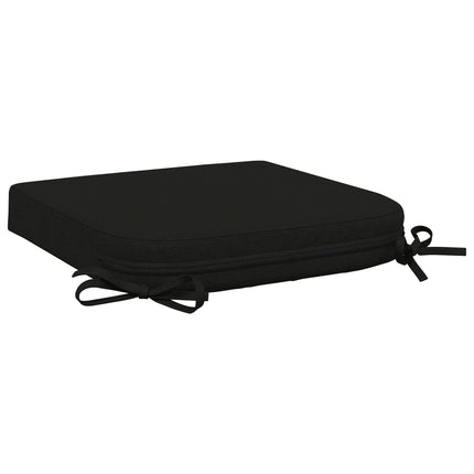 4-delt sædepuder SOEST 4 pcs 100% polyester Sort 40 x 40 x 7 cm