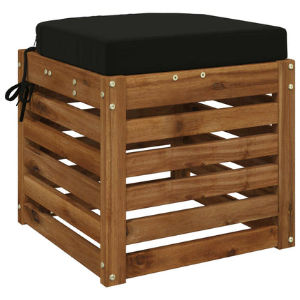 1-delt sædepude SOEST 100% polyester Sort 40 x 40 x 7 cm