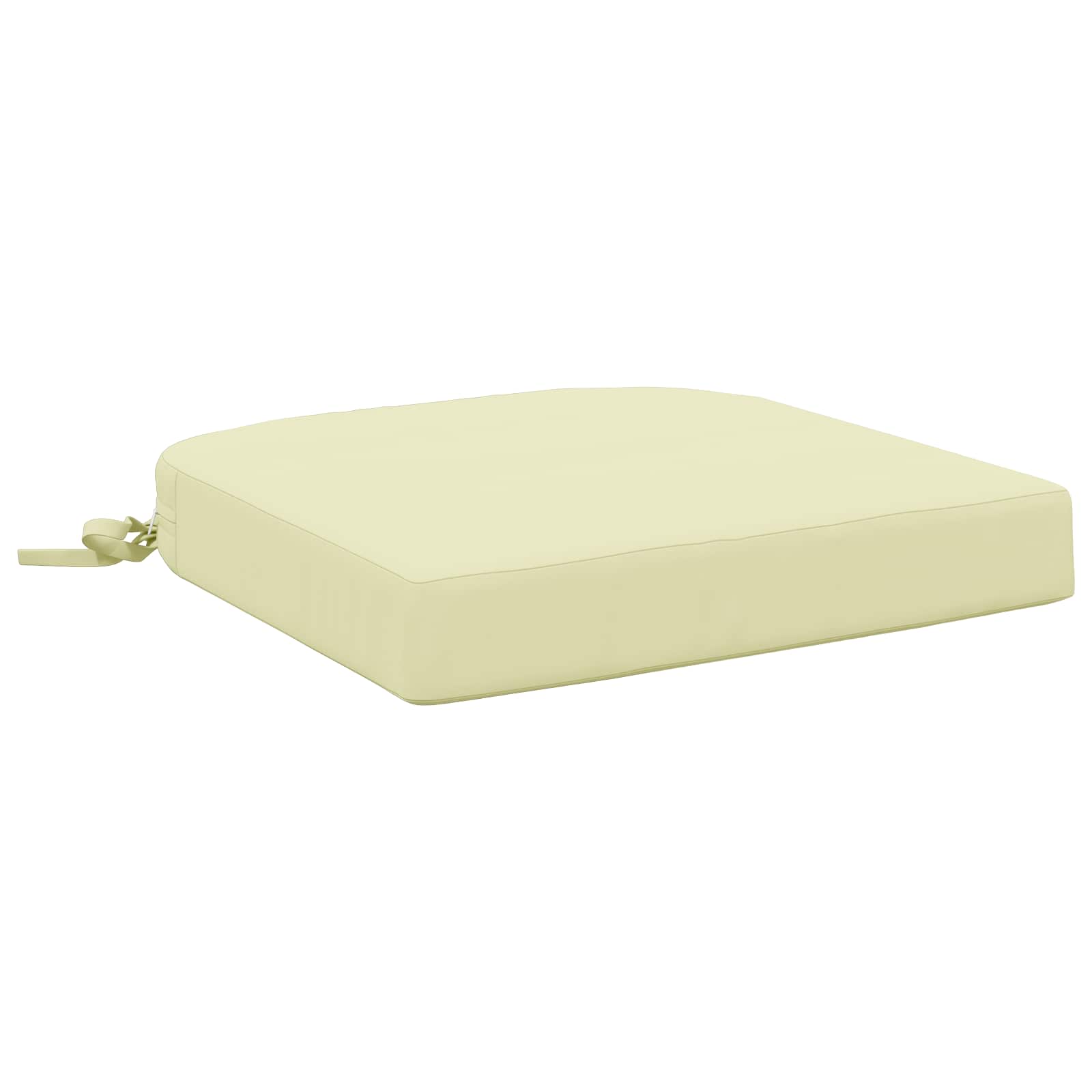 vidaXL 1-delt sædepude SOEST 100% polyester Cremefarvet 40 x 40 x 7 cm