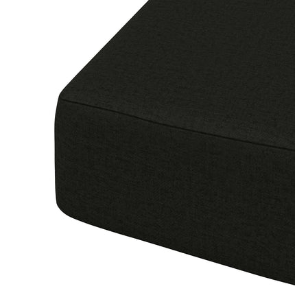 1-delt sædepude SOEST 100% polyester Sort 45 x 45 x 7 cm