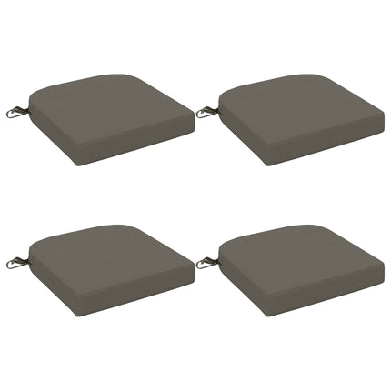 4-delt sædepuder SOEST 4 pcs 100% polyester Grå 45 x 45 x 7 cm