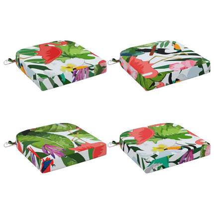 4-delt sædepuder SOEST 4 pcs 100% polyester Flerfarvet
