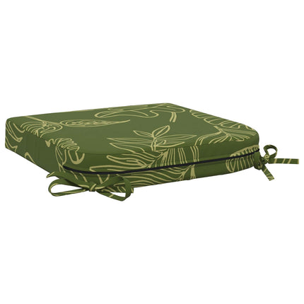 1-delt sædepude SOEST 100% polyester Bladdesign 45 x 45 x 7 cm