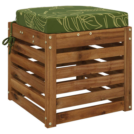 1-delt sædepude SOEST 100% polyester Bladdesign 45 x 45 x 7 cm