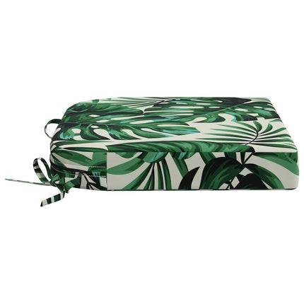 1-delt sædepude SOEST 100% polyester Bladmønster 45 x 45 x 7 cm