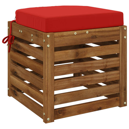 1-delt sædepude SOEST 100% polyester Rød 45 x 45 x 7 cm