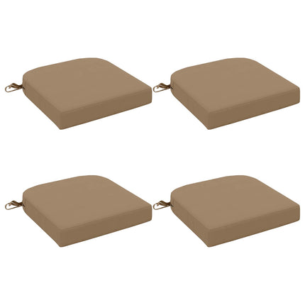 4-delt sædepuder SOEST 4 pcs 100% polyester Gråbrun