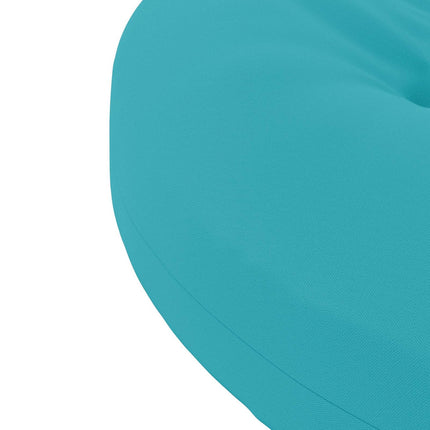 4-Stykke Sædepuder 4 stk. 100% polyester Turkis 40 x 40 x 5 cm