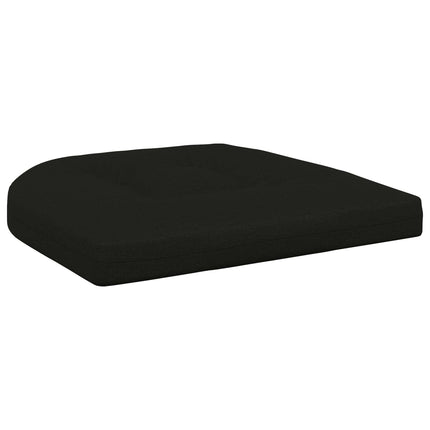 4-Stykke Sædepuder 4 stk. 100% polyester Sort 45 x 45 x 5 cm