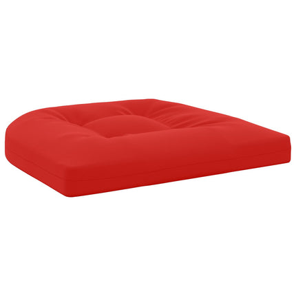 4-Stykke Sædepuder 4 stk. 100% polyester Rød 45 x 45 x 5 cm
