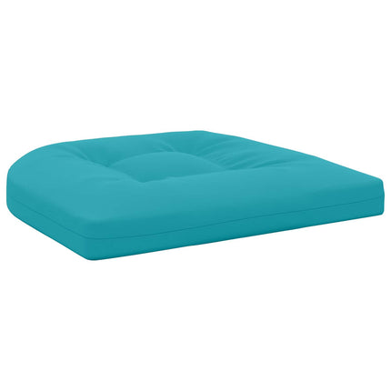 4-Stykke Sædepuder 4 stk. 100% polyester Turkis 45 x 45 x 5 cm