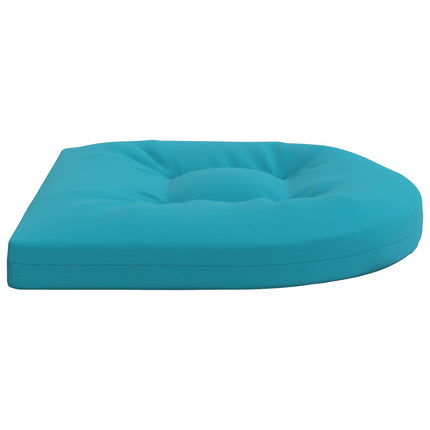 4-Stykke Sædepuder 4 stk. 100% polyester Turkis 45 x 45 x 5 cm