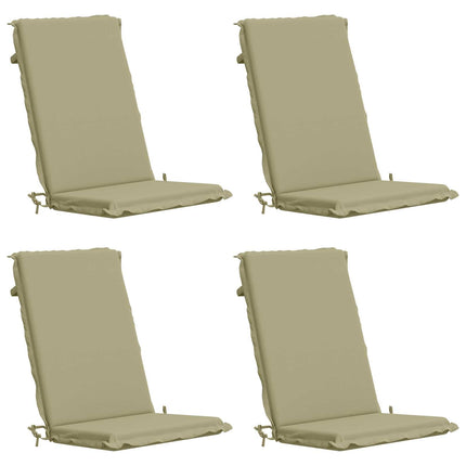 4-delt høj ryg Bhair puder GEMERT 4 pcs 100% polyester Lys grøn