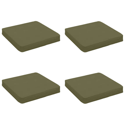 4-Stykke Sædepuder VUGHT 4 pcs 100% polyester Olivengrøn
