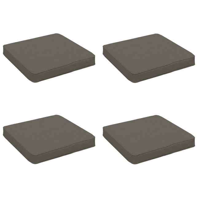 4-Stykke Sædepuder VUGHT 4 pcs 100% polyester Grå