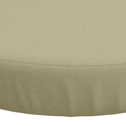 Sædepuder SOEST 4 stk. 100% polyester Lys grøn Ø 35 x 7 cm