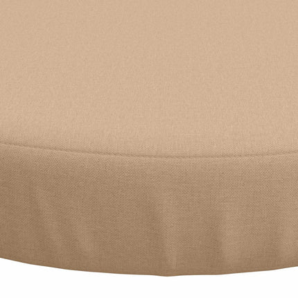 Sædepuder SOEST 4 stk. 100% polyester Sandfarvet Ø 35 x 7 cm