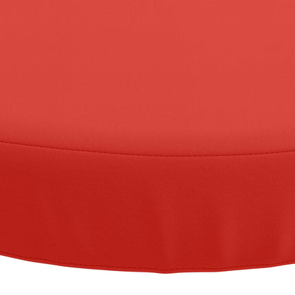 Sædepuder SOEST 4 stk. 100% polyester Rød Ø 35 x 7 cm