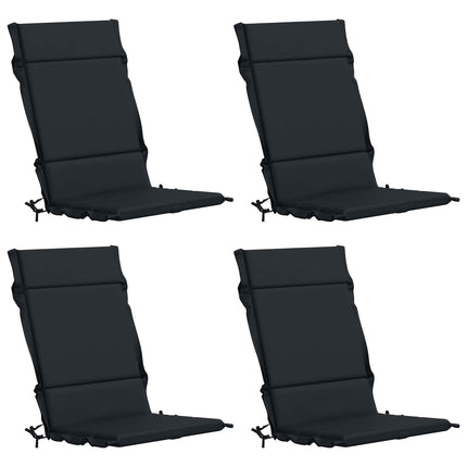 4-delt højt rygstol puder GEMERT 4 pcs 100% polyester Mørk blå