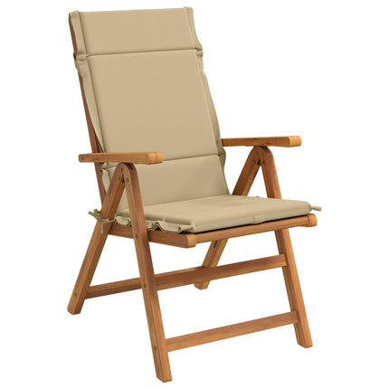 4-delt højt rygstol puder GEMERT 4 pcs 100% polyester Beige