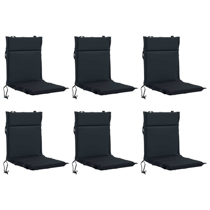 6-delt højt rygstol puder GEMERT 6 pcs 100% polyester Mørk blå