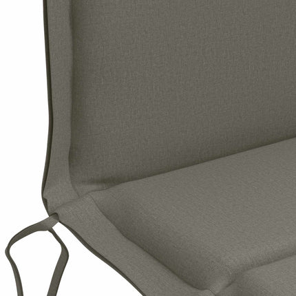 4-delt højt rygstol puder GEMERT 4 pcs 100% polyester Grå