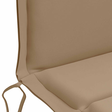 6-delt højt rygstol puder GEMERT 6 pcs 100% polyester Gråbrun