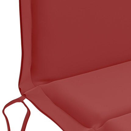 4-delt højt rygstol puder GEMERT 4 pcs 100% polyester Vinrød
