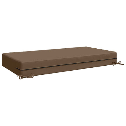 Sædehynde SOEST 100% polyester Gråbrun 120 x 60 x 15 cm