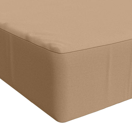 Sædehynde SOEST 100% polyester Sandfarvet 120 x 60 x 15 cm