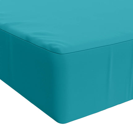 Sædehynde SOEST 100% polyester Turkis 120 x 60 x 15 cm