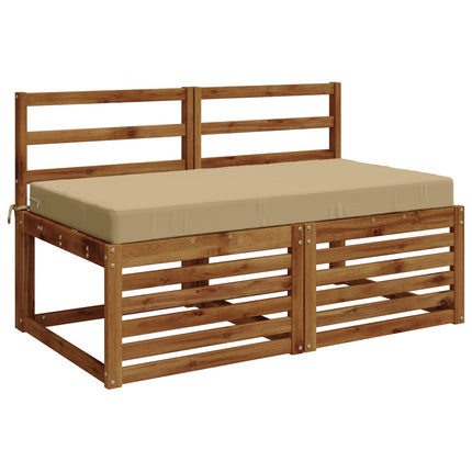 Sædehynde SOEST 100% polyester Beige 120 x 80 x 10 cm