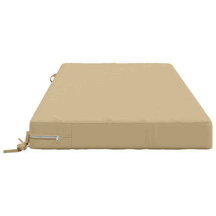 Sædehynde SOEST 100% polyester Beige 120 x 80 x 10 cm