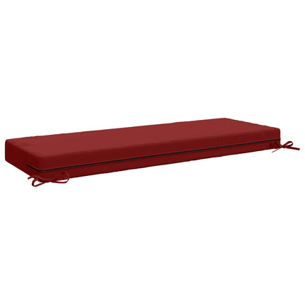 Sædehynde SOEST 100% polyester Vinrød 120 x 40 x 10 cm