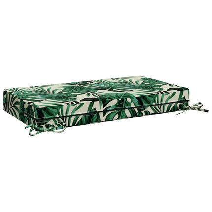 Sædehynde SOEST 100% polyester Bladmønster 70 x 40 x 10 cm