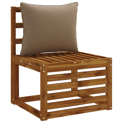 1-delte rygpuder PUTTEN 100% polyester Gråbrun 60 x 40 x 15 cm