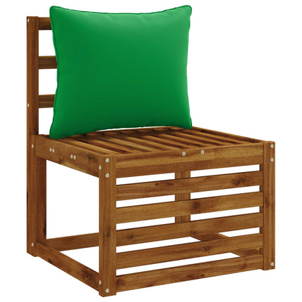 1-delte rygpuder PUTTEN 100% polyester Grøn 60 x 40 x 15 cm