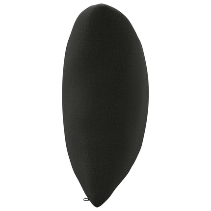 1-delte rygpuder PUTTEN 100% polyester Sort 70 x 40 x 15 cm