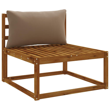 1-delte rygpuder PUTTEN 100% polyester Gråbrun 80 x 40 x 15 cm