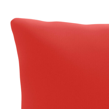 1-delte rygpuder PUTTEN 100% polyester Rød 80 x 40 x 15 cm