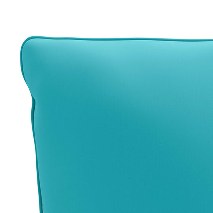 1-delte rygpuder PUTTEN 100% polyester Turkis 120 x 40 x 15 cm