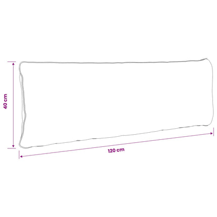 1-delte rygpuder PUTTEN 100% polyester Turkis 120 x 40 x 15 cm