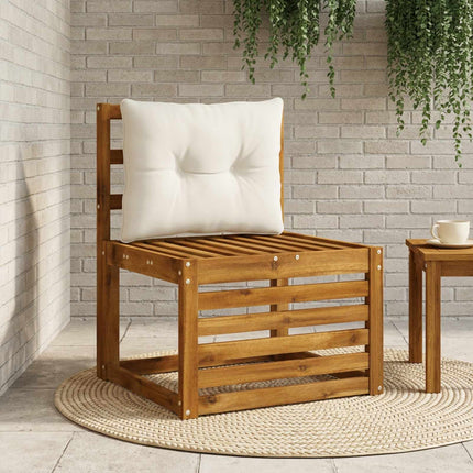 Rygpude PUTTEN 100% polyester Hvid 60 x 40 x 10 cm