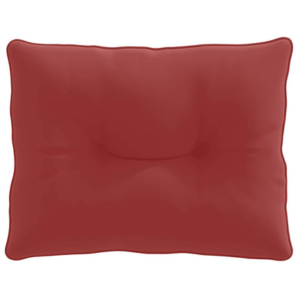 Rygpude PUTTEN 100% polyester Vinrød 50 x 40 x 10 cm