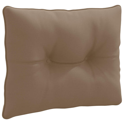 Rygpude PUTTEN 100% polyester Gråbrun 60 x 40 x 10 cm