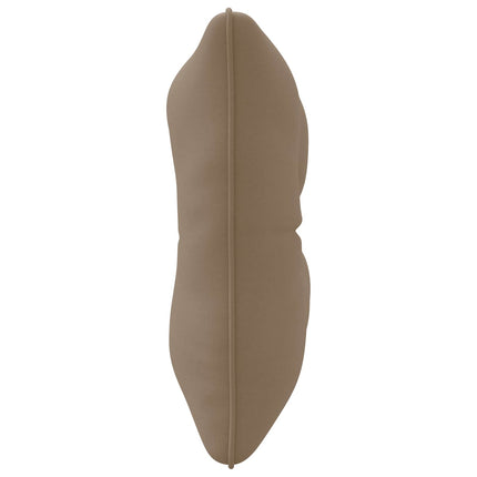 Rygpude PUTTEN 100% polyester Gråbrun 60 x 40 x 10 cm