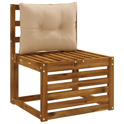 Rygpude PUTTEN 100% polyester Sandfarvet 60 x 40 x 10 cm