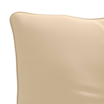 Rygpude PUTTEN 100% polyester Cremefarvet 60 x 40 x 10 cm