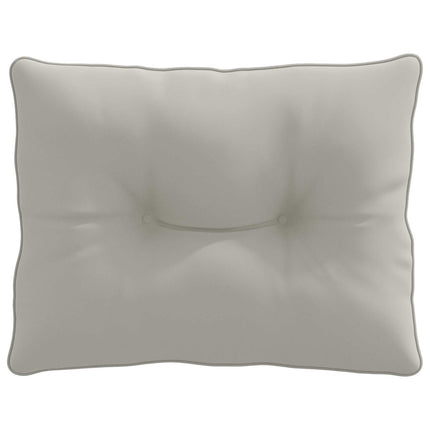 Rygpude PUTTEN 100% polyester Grå 60 x 40 x 10 cm